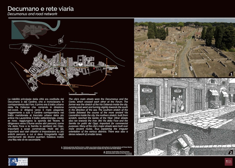 Pannello 03 - Decumano e rete viaria
