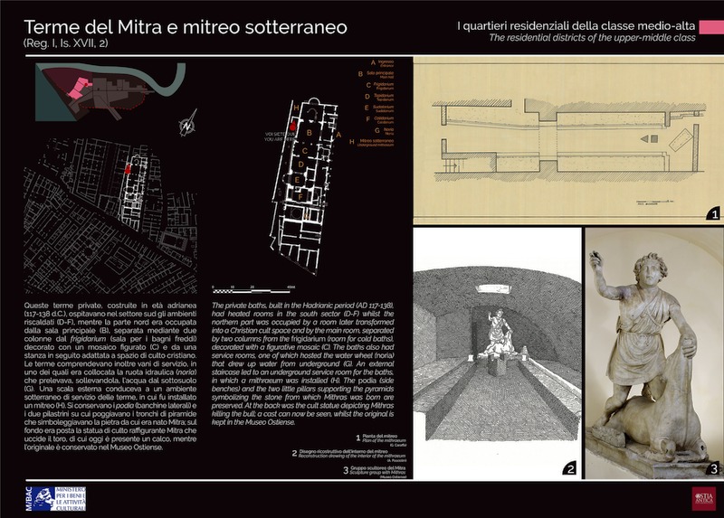 Pannello 68 bis - Mitreo delle Terme del Mitra